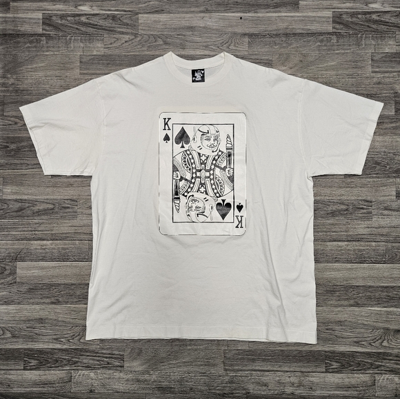 New Y2K Vintage Billionaire Boys Club King Of Spades Card SpaceMan Shirt 2XL BBC
